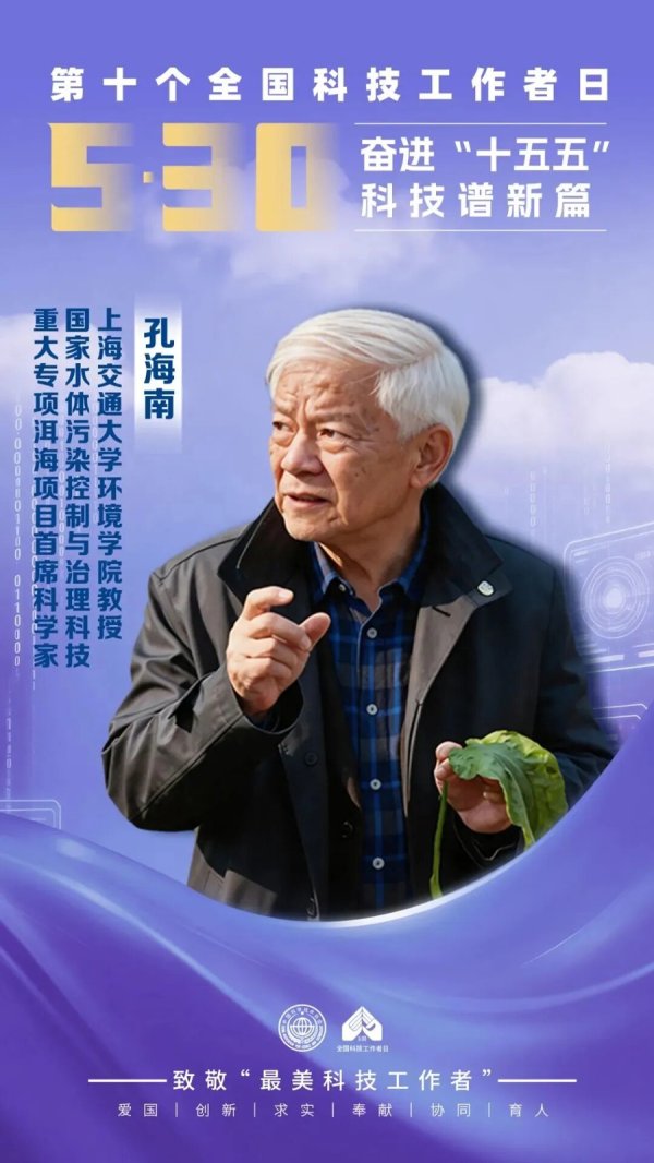 kaiyun开云体育世界杯中国网页版登录入口 孔海南入选“最好意思科技职责者”